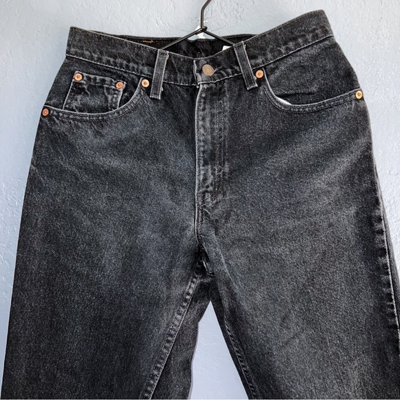 Levi’s 17550-0260 Black Faded Mom Jeans Size 7/27” Vintage 90s - Picture 3 of 12